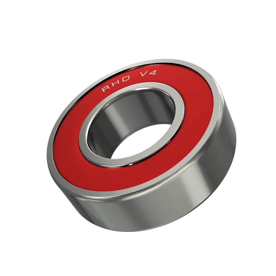 RHD V4 bearing in a low three-quarter view